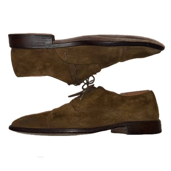 Gravati Cap-Toe Derby Brown Suede main image 5